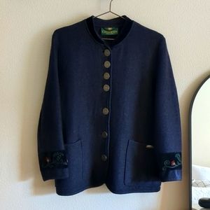 Giesswein wool short coat size 8